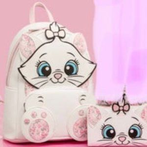 Loungefly Aristocrats Marie Backpack Set